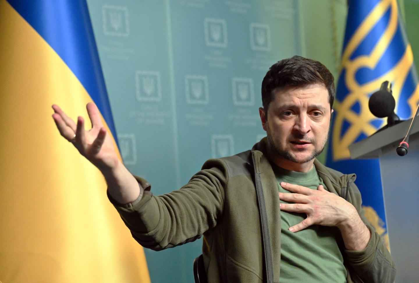Ukraine president Volodymyr Zelensky