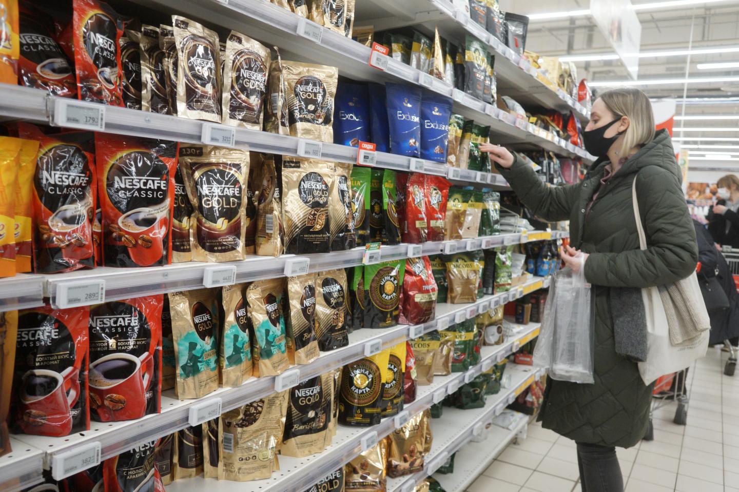 Nestlé says it isn’t making a profit in Russia and has stopped sending Nespresso and San Pellegrino as pressure to leave mounts