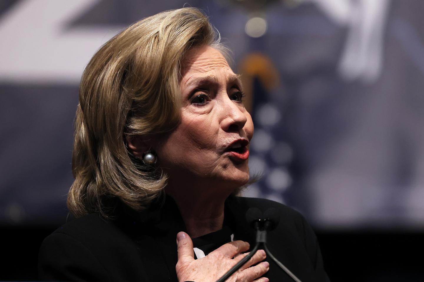 Former Secretary of State Hillary Clinton.