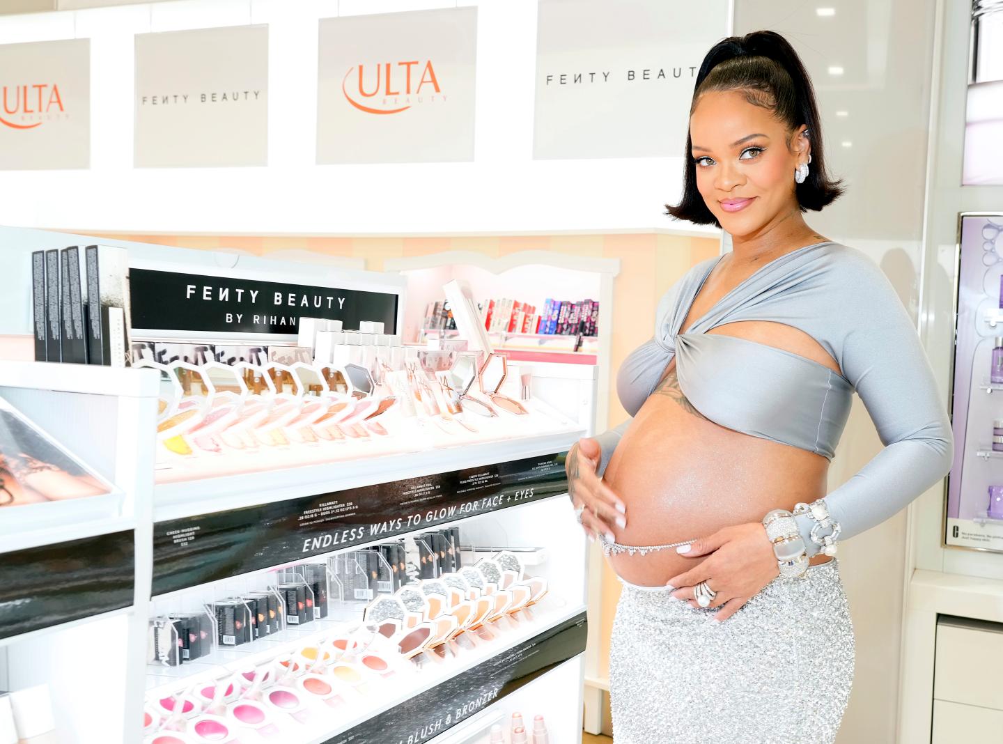 Rihanna celebrates beauty launch at Ulta