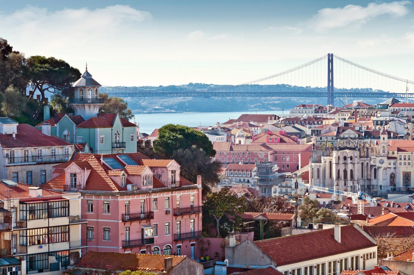 The Lisbon skyline