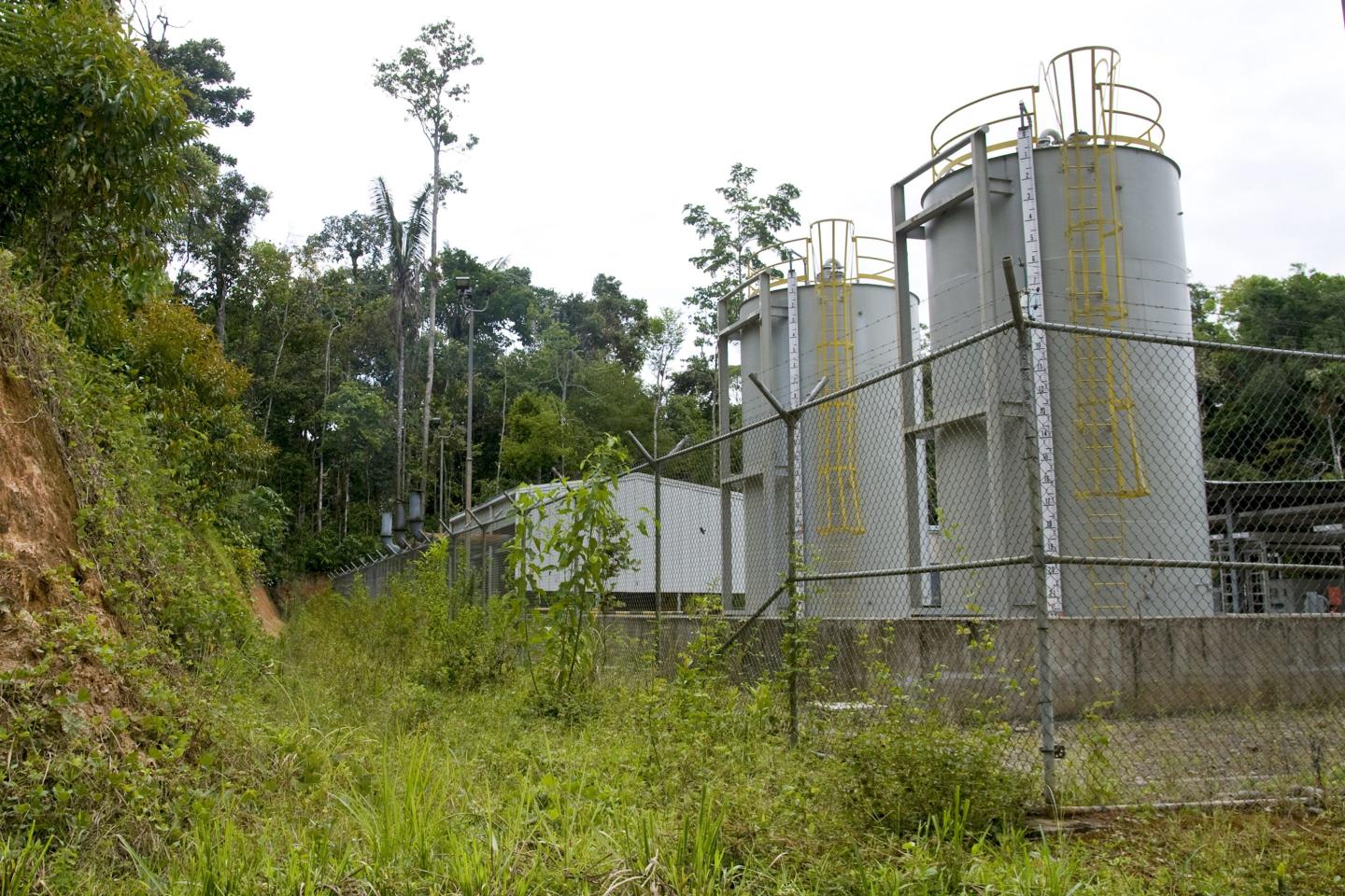 Oil facility in Ecuador