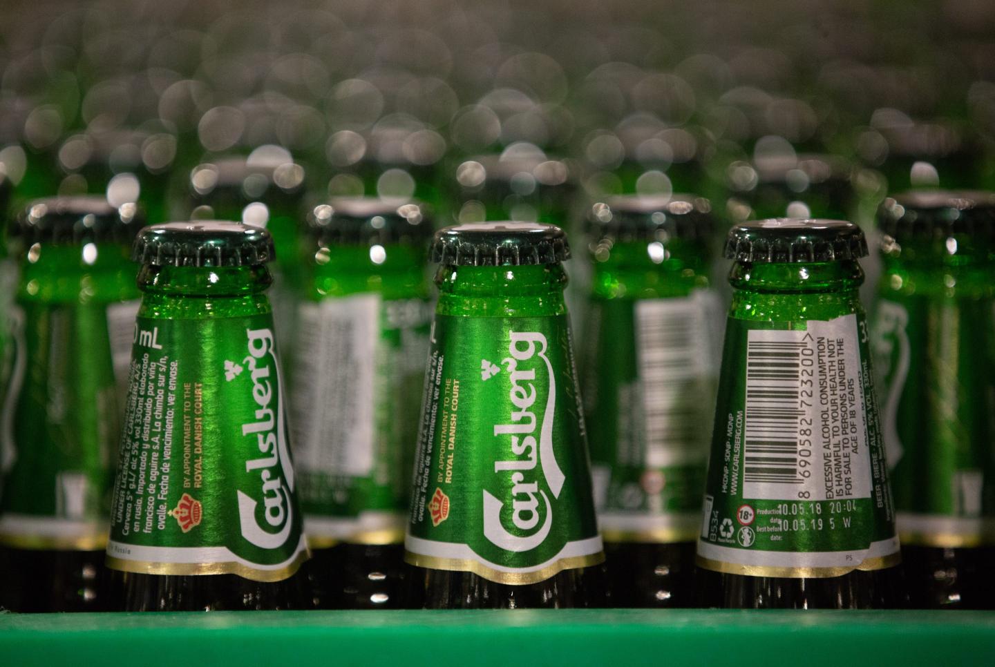Carlsberg beer Russia