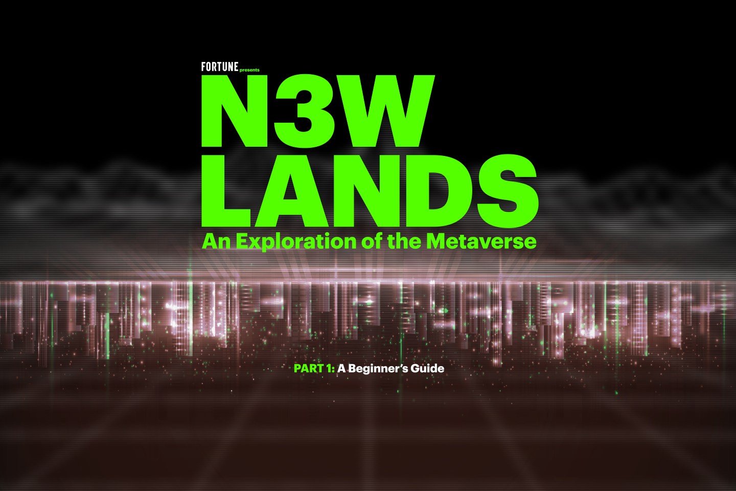 Screen shot of video series about the metaverse