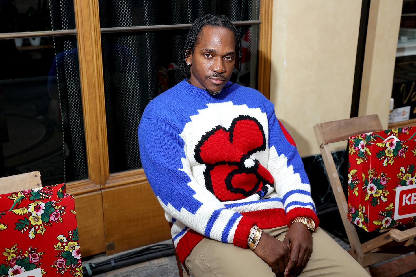 Pusha T attends the Kenzo Fall/Winter 2022/2023 show.