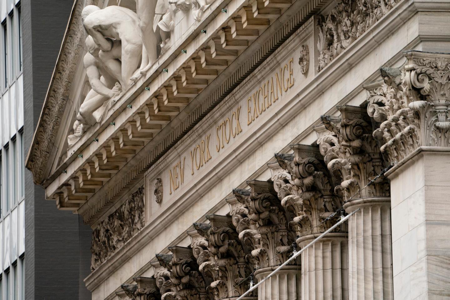 The New York Stock Exchange.