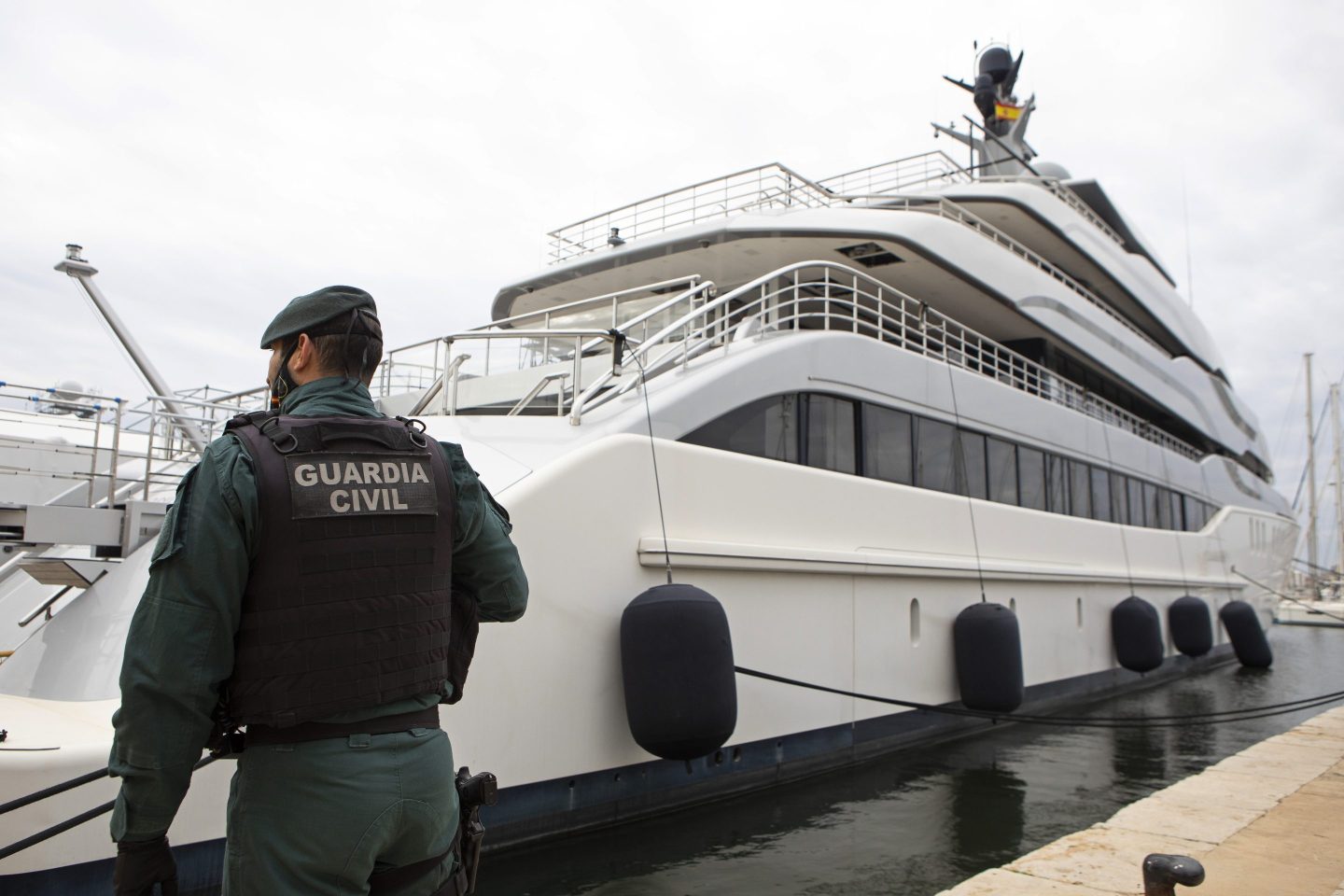 Spain U.S. Oligarch's Yacht Sanctions