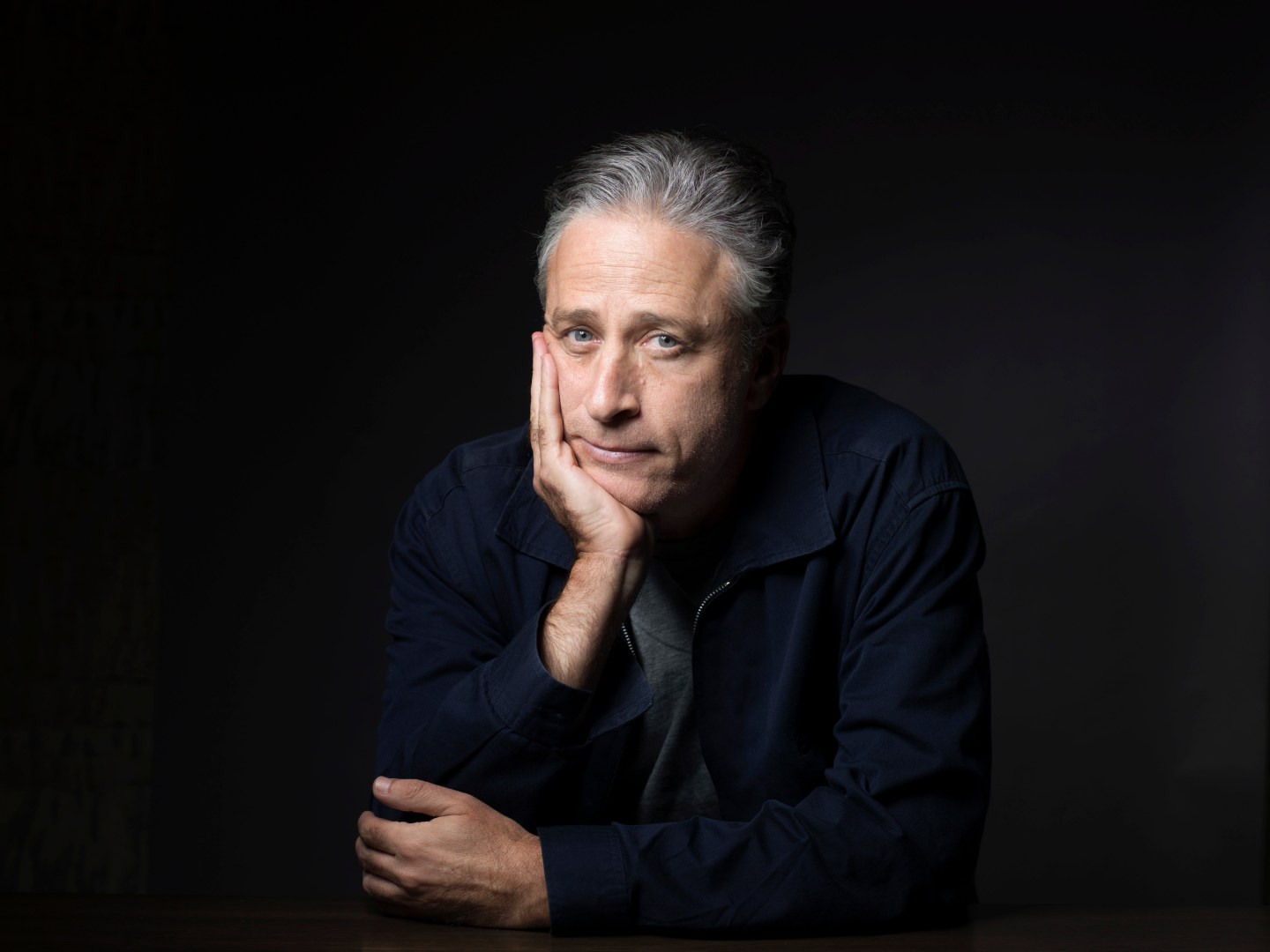 Jon Stewart poses for a portrait in promotion of his film, "Rosewater," in New York, Nov. 7, 2014. Stewart is the latest recipient of the Mark Twain prize for lifetime achievement in comedy, an honor being bestowed Sunday, April 24, 2022, at the Kennedy Center for the Performing Arts.
