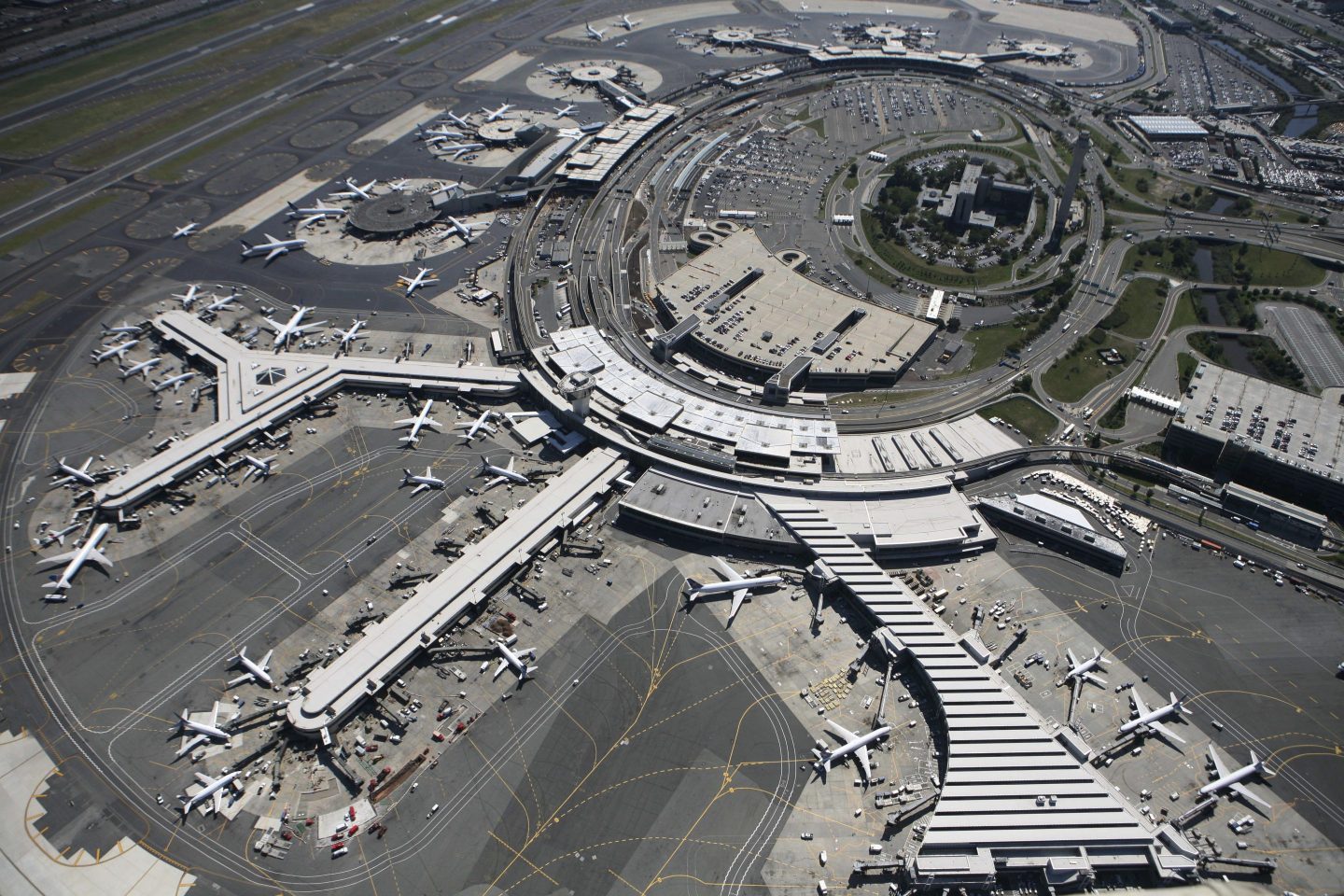View of Newark Liberty International airport