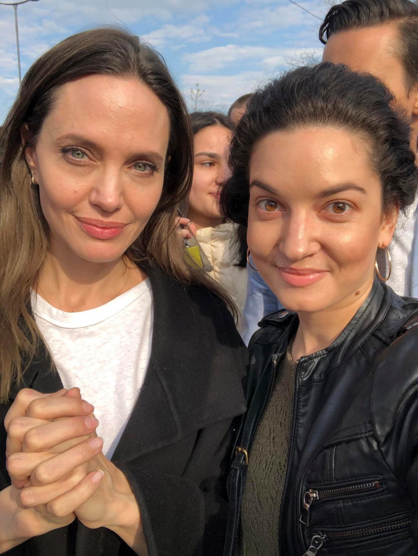 Hollywood’s Jolie makes surprise visit to war-torn Ukraine