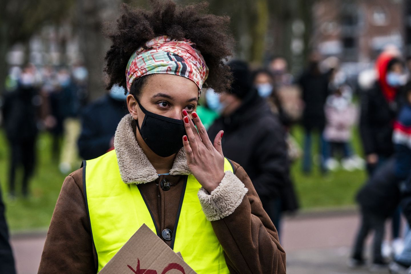 A protester against racism in the Netherlands. There is no such thing as “cancel culture.” Our collective culture is instead demanding, for example, that comedy be both funny and without disrespect.