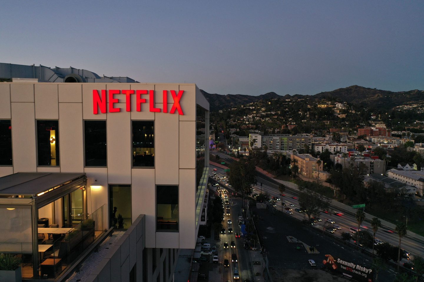 Netflix's office building in Hollywood.