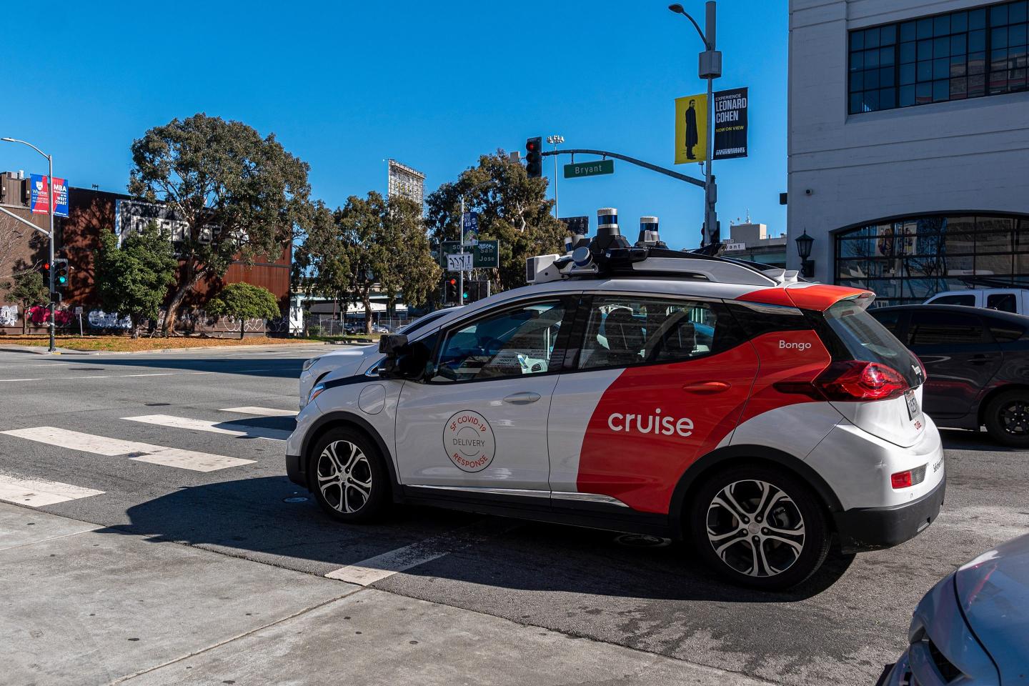 A Cruise vehicle in San Francisco
