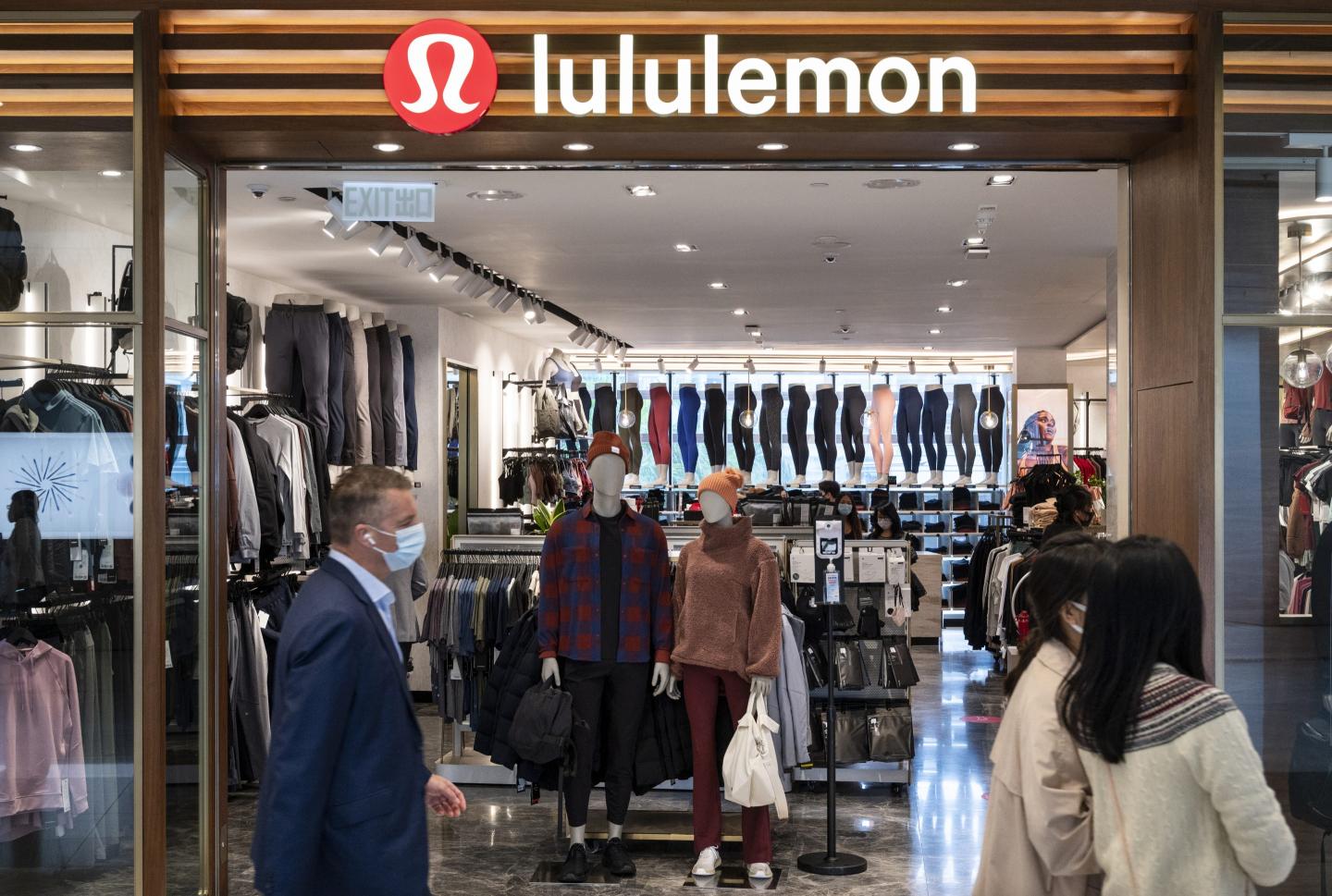 A Lululemon store.