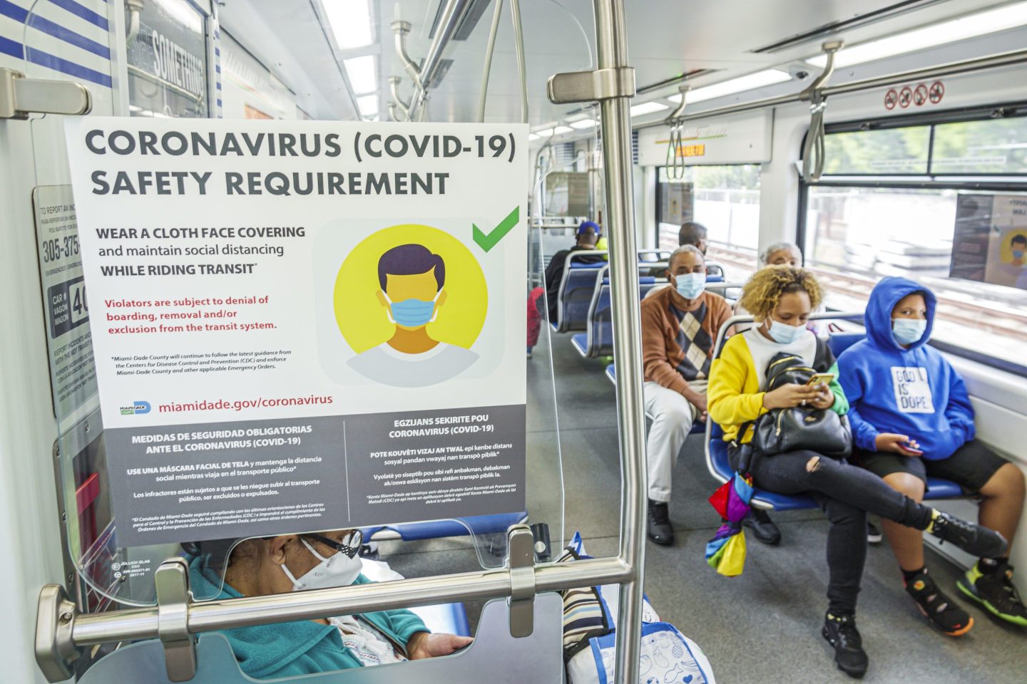 Miami, Florida, Metrorail Train