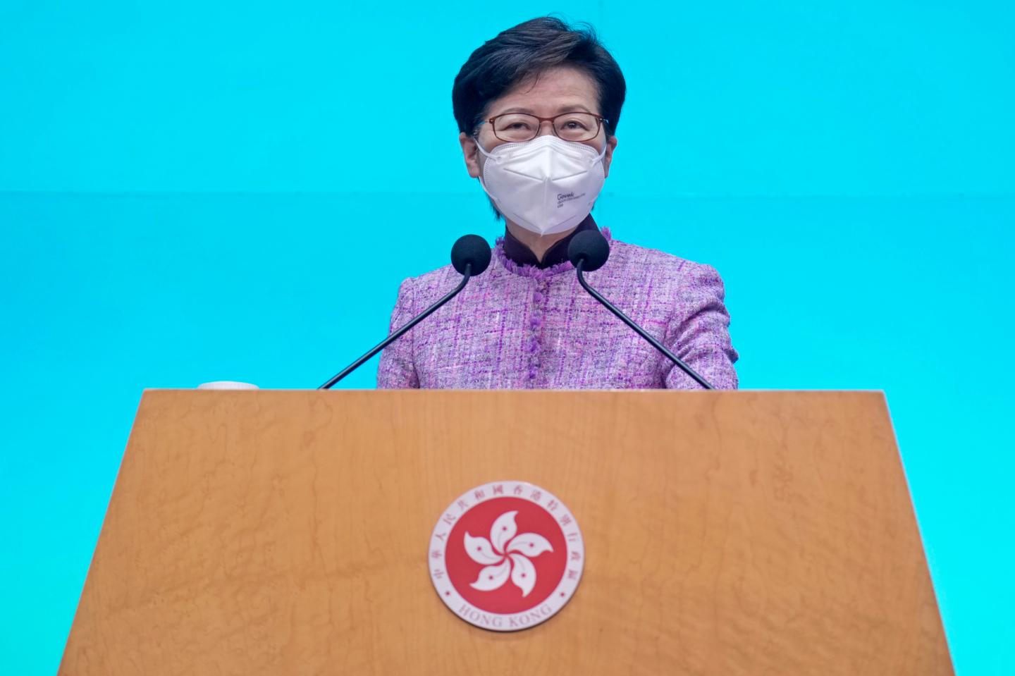 Hong Kong Chief Executive Carrie Lam will not run for a second term, leaving a job that pays more than the U.S. presidency
