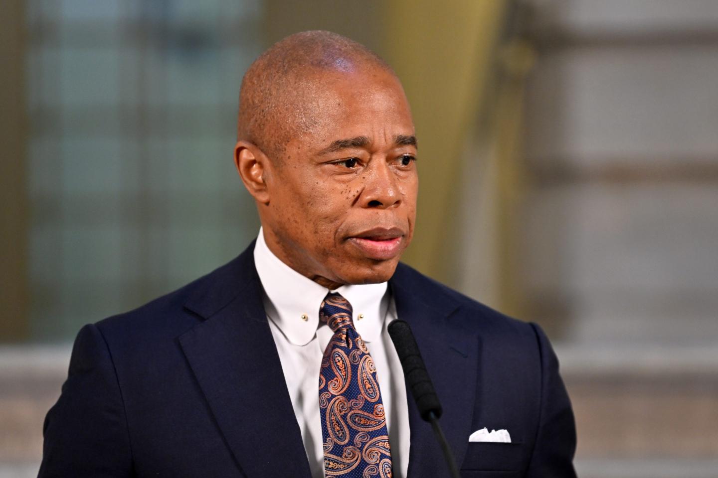 New York City Mayor Eric Adams