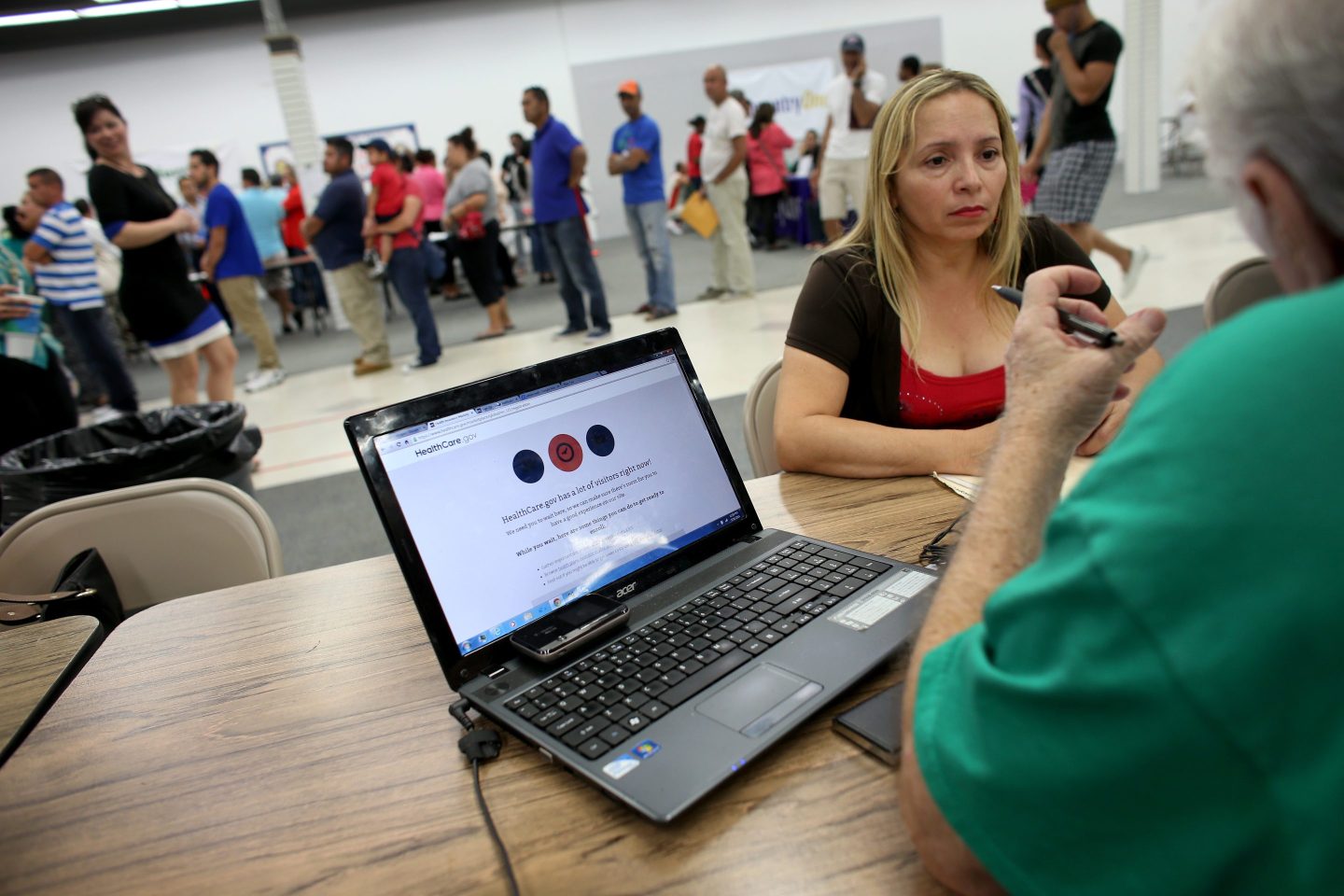Americans register for health insurance