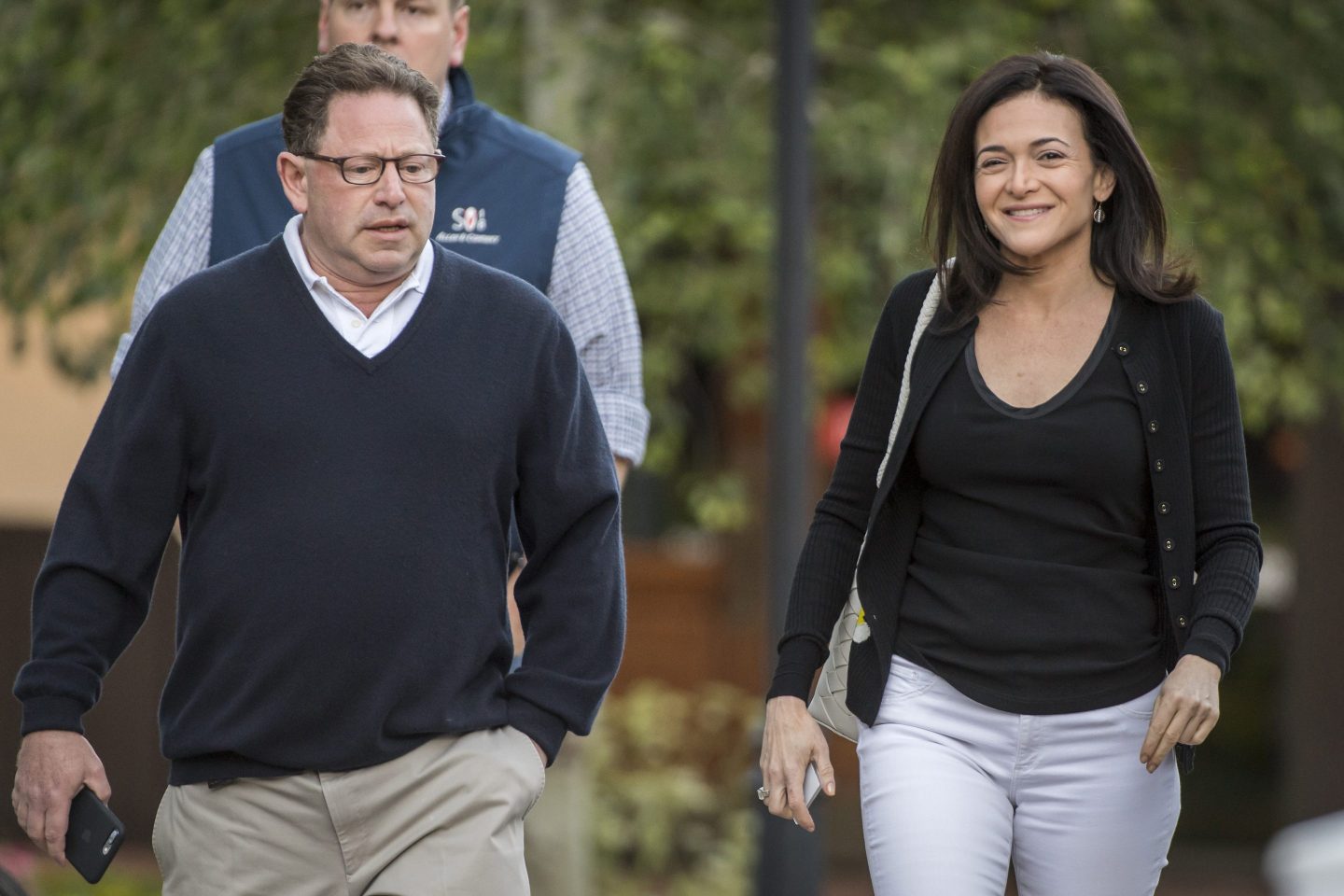 Meta COO Sheryl Sandberg and Activision Blizzard CEO Bobby Kotick