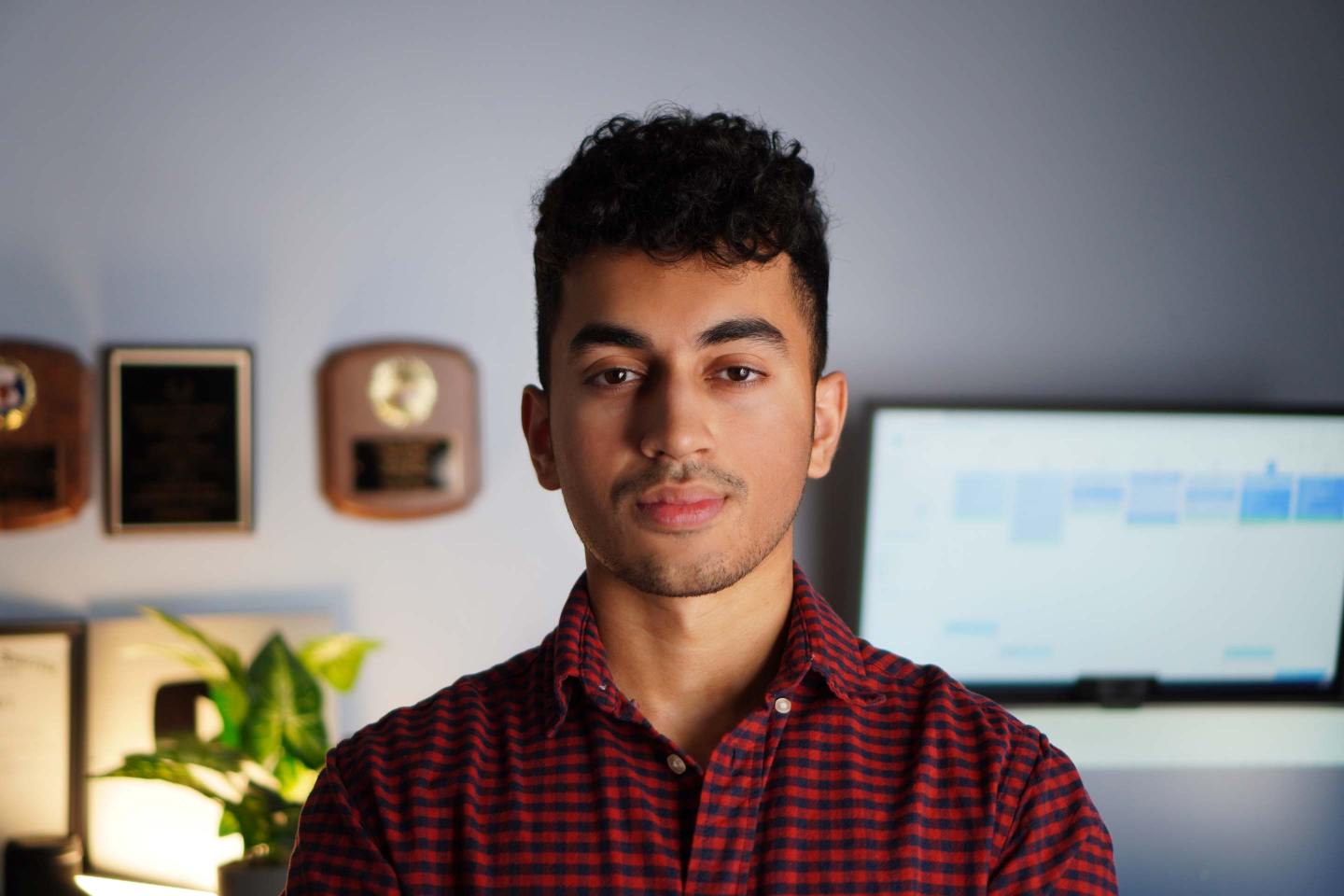 This is a photo of Gohar Khan, a popular educational TikToker.