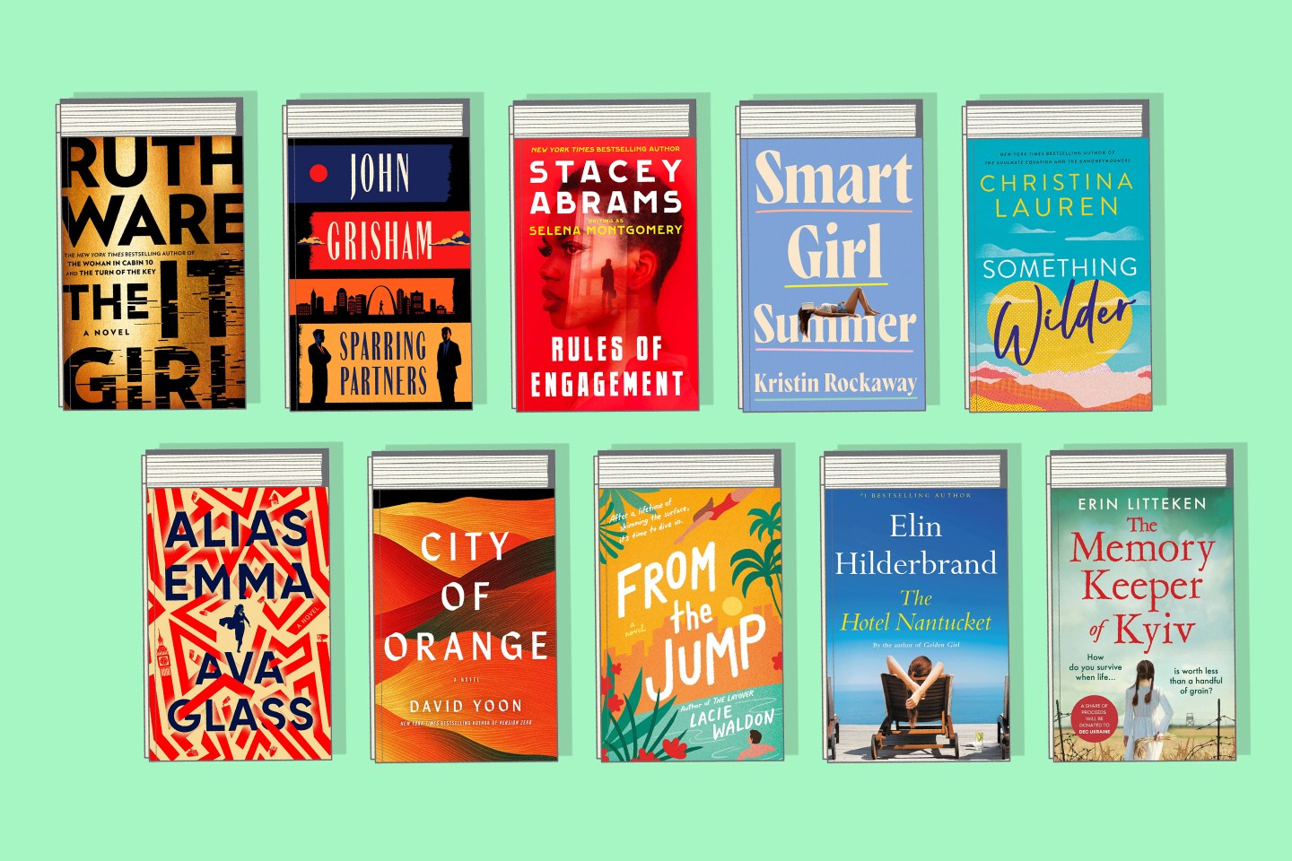Here is a selection of new novels being published this summer that will keep you entertained, from the airport to the beach.