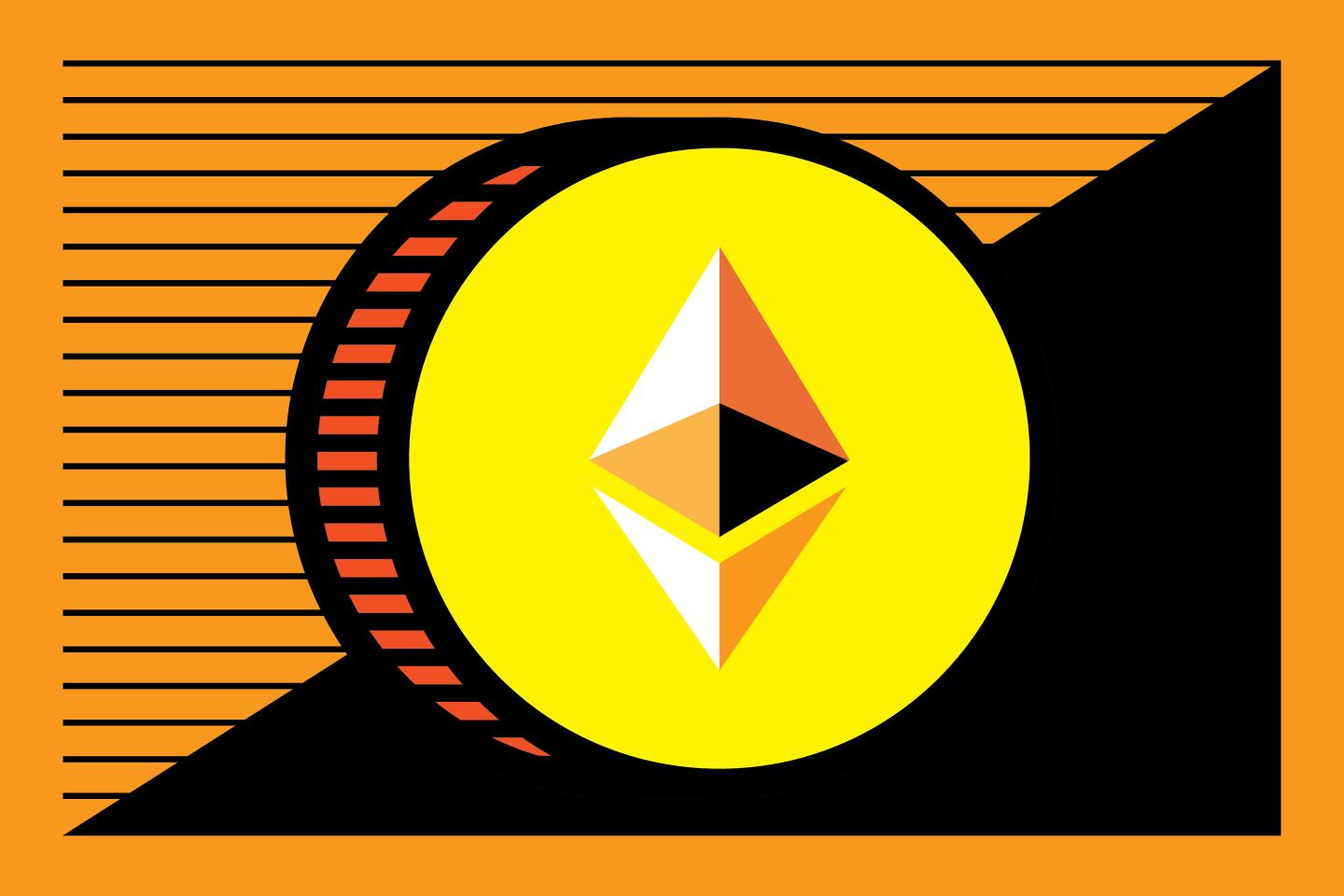 Artist’s concept of Ethereum token