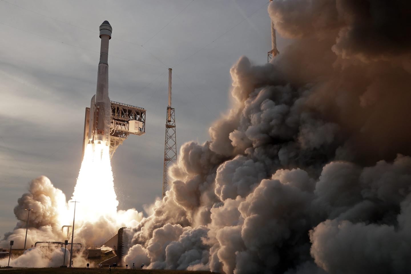 Boeing docks crew capsule to space station in test do-over