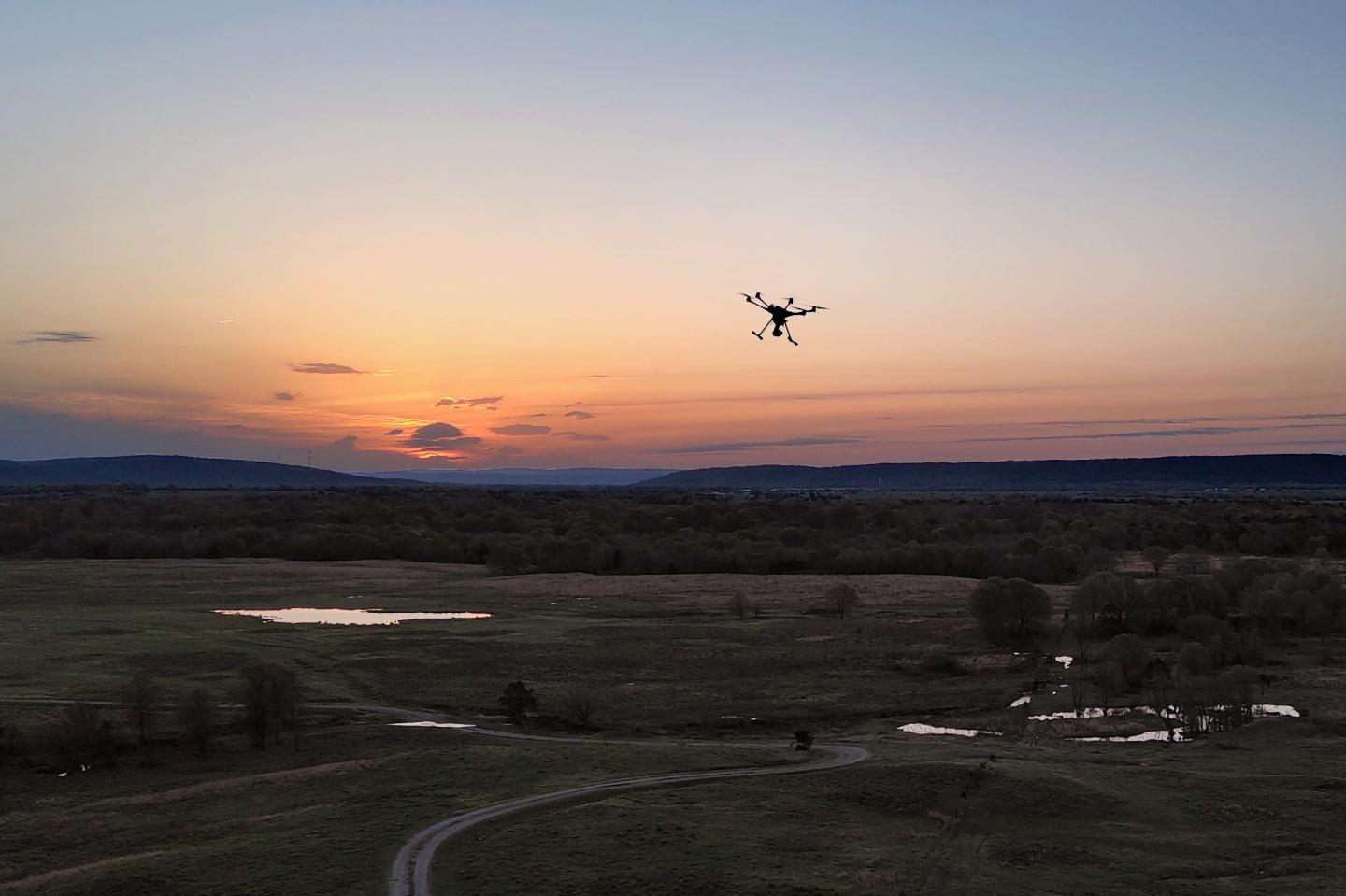 Choctaw tribe drone photo