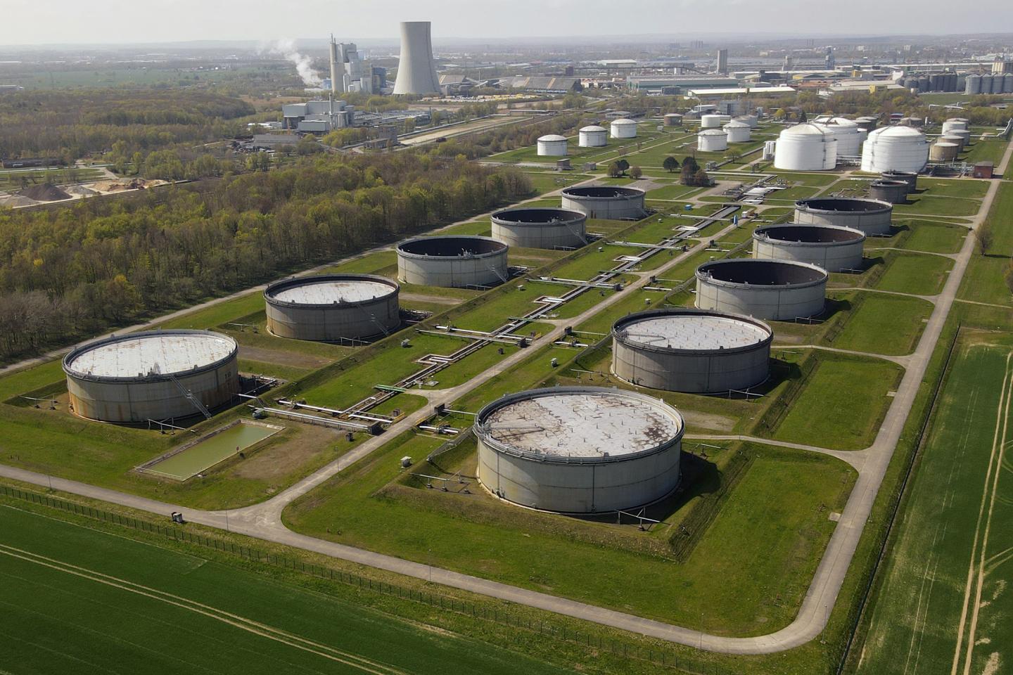 Oil port in Germany.
