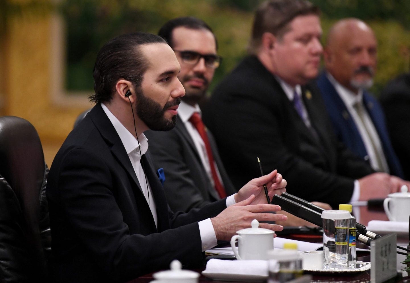 Salvadorean president Nayib Bukele