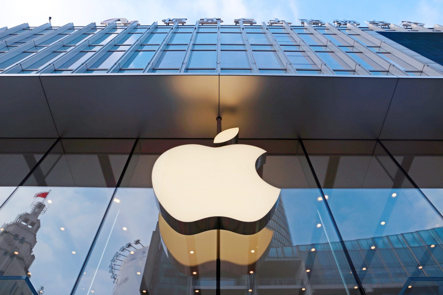An Apple store in Shanghai