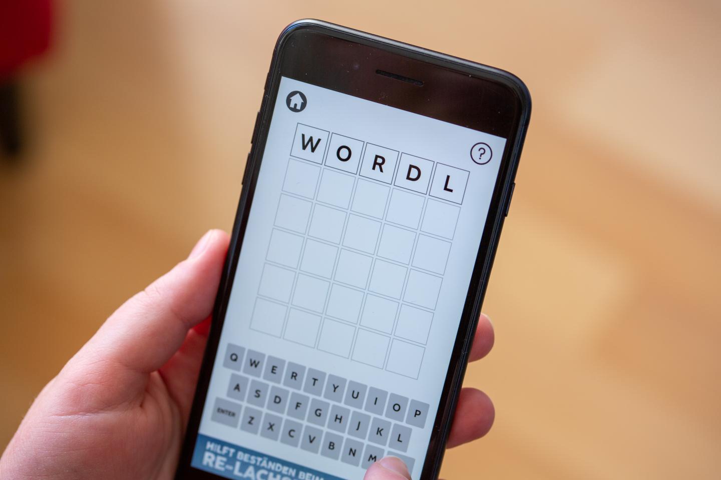 Wordle on iPhone