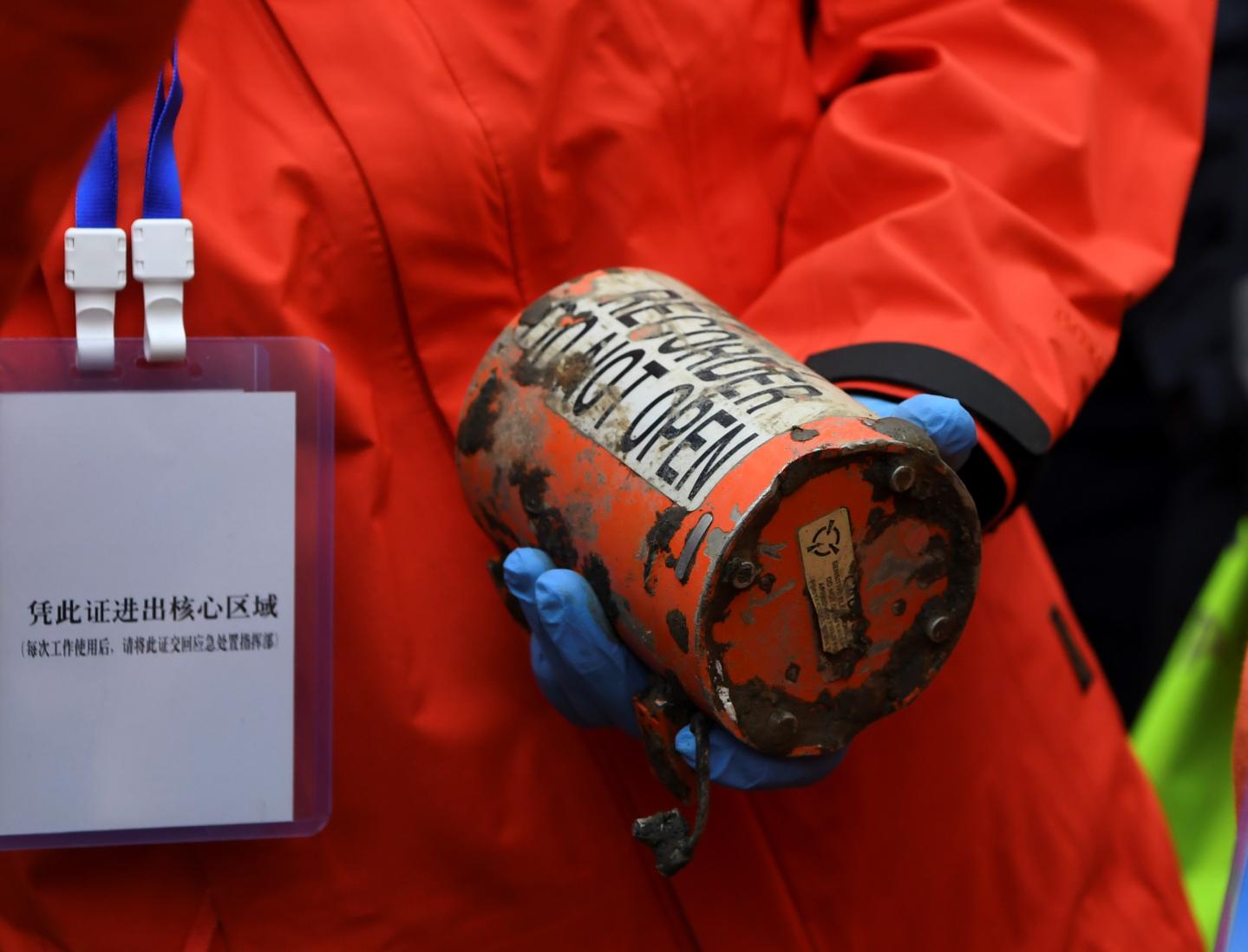The second black box recovered at the crash site of the China Eastern Airlines' plane in Tengxian County, south China's Guangxi Zhuang Autonomous Region.