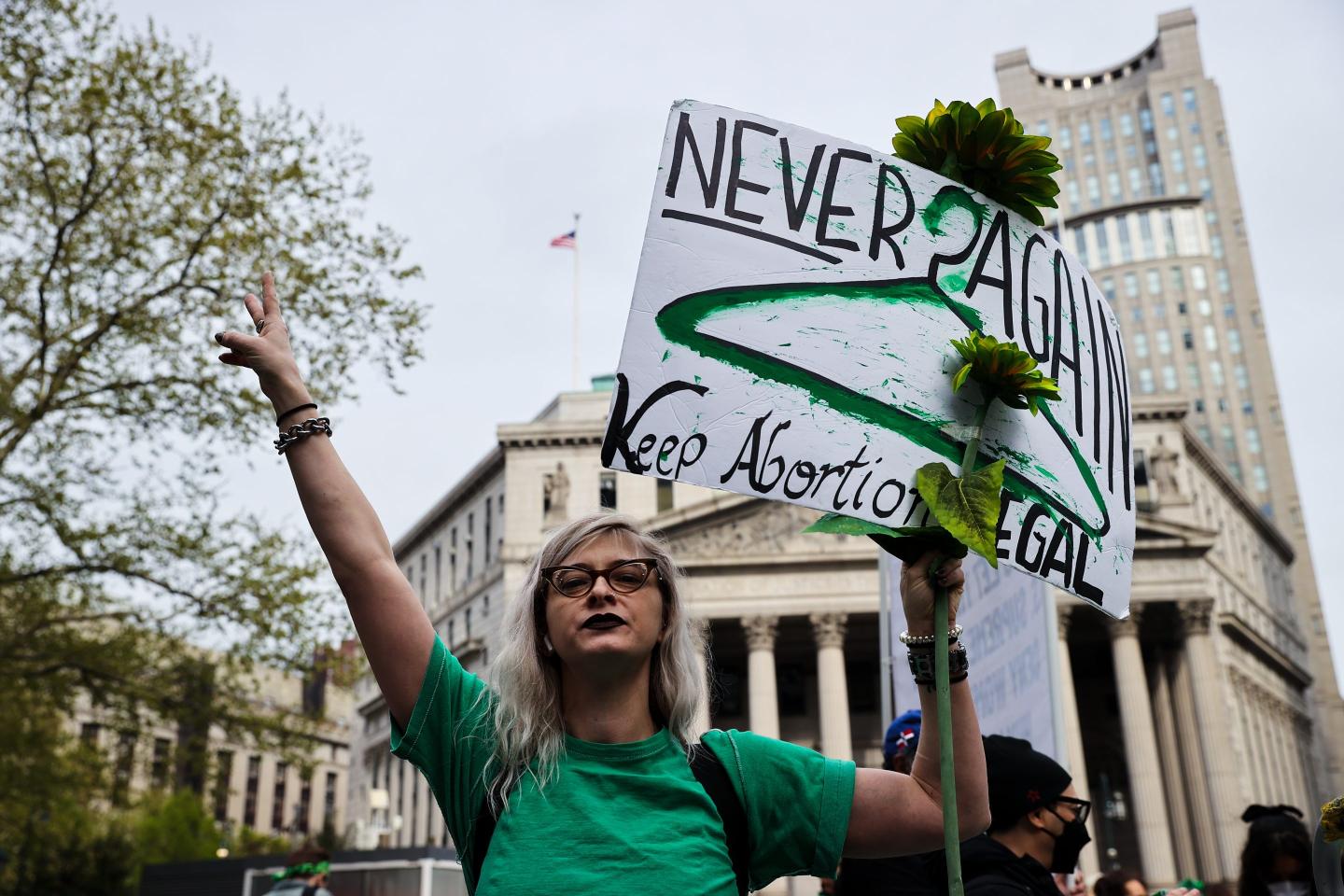 Abortion protest in New York City