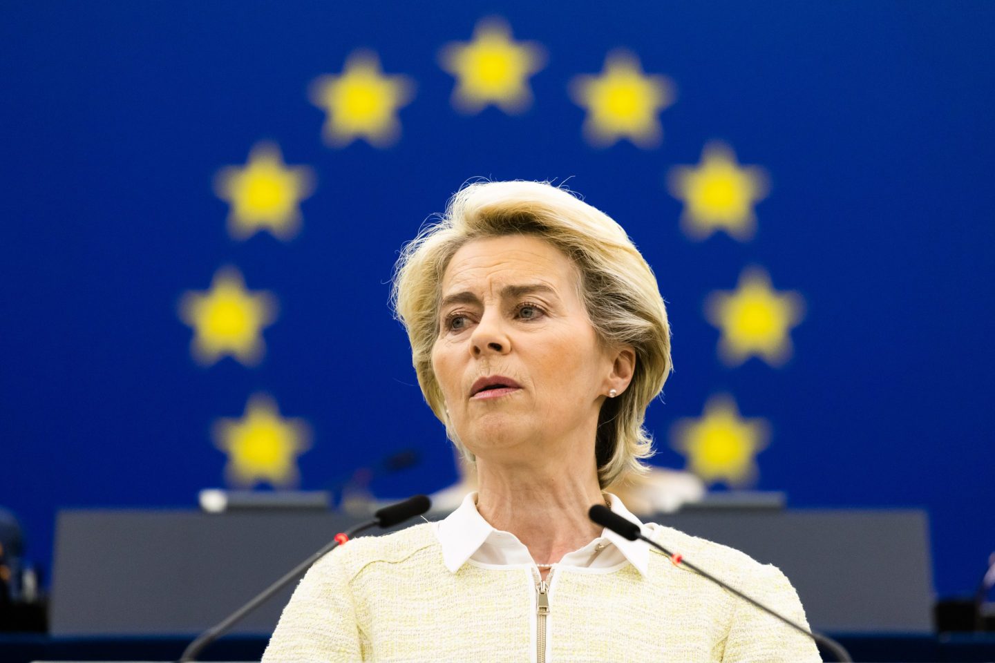Ursula von der Leyen at Plenary session of the European Parliament