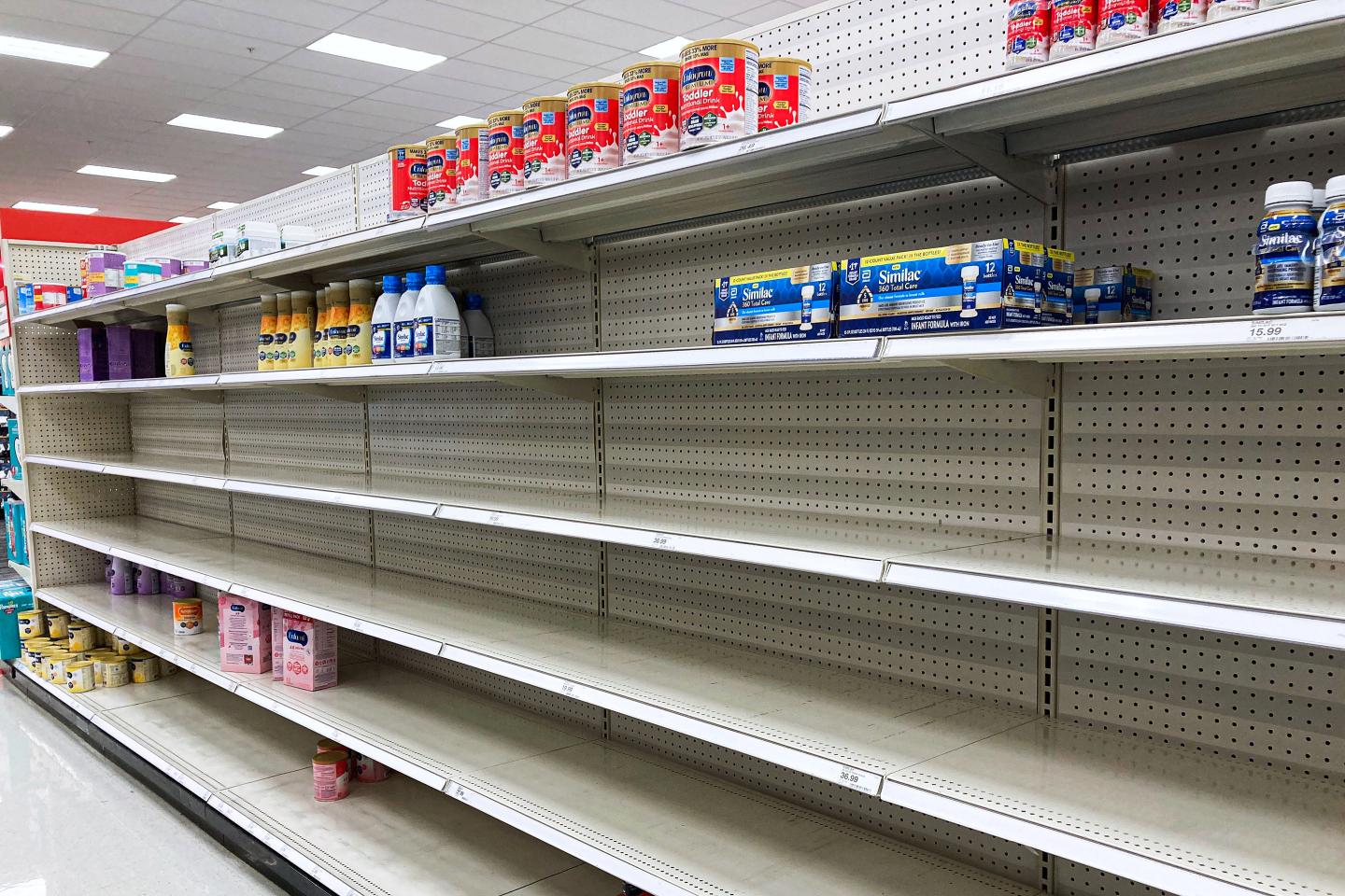 There’s a nationwide baby formula shortage, and desperate parents are stockpiling whatever they can find