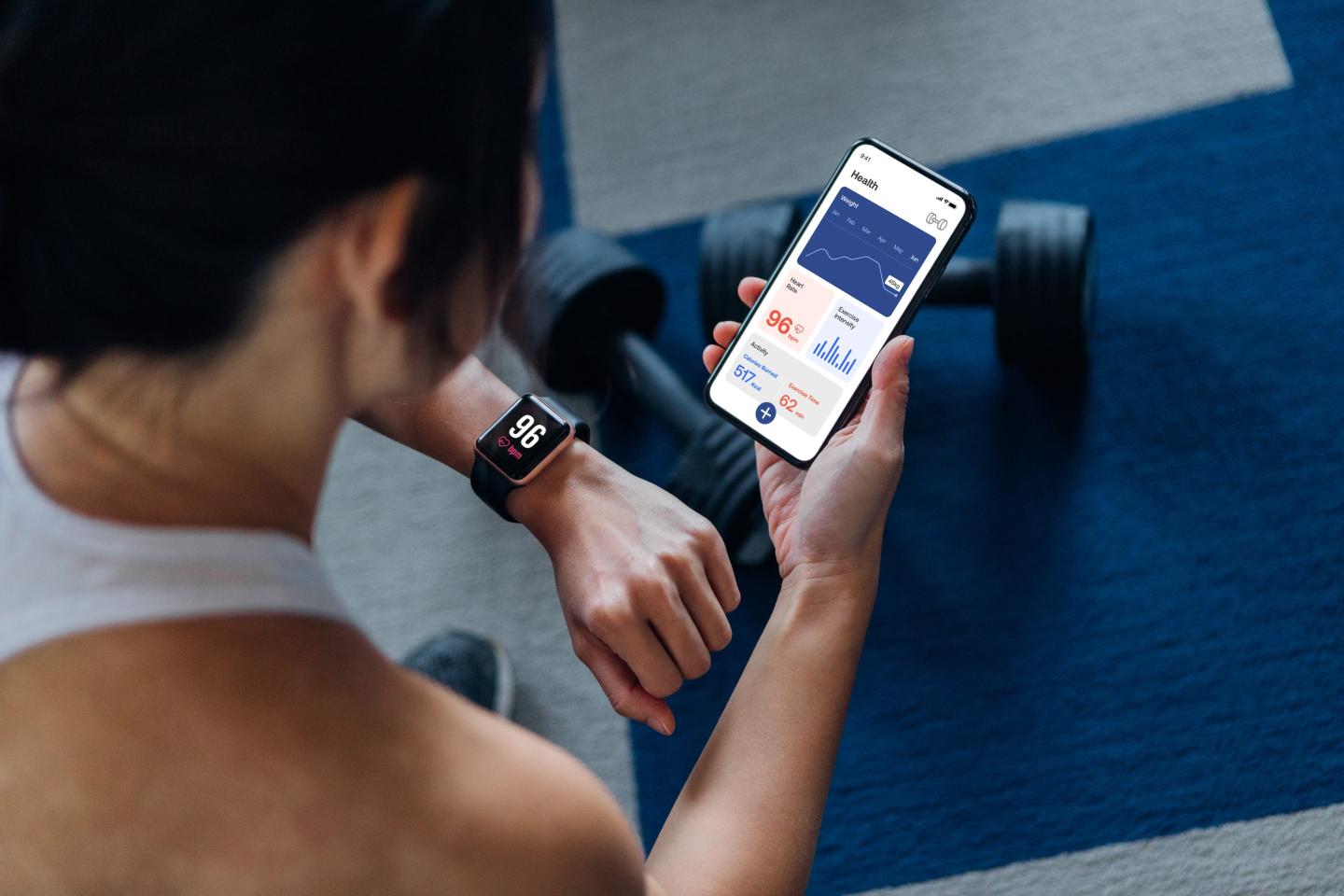 Exercise tracking app