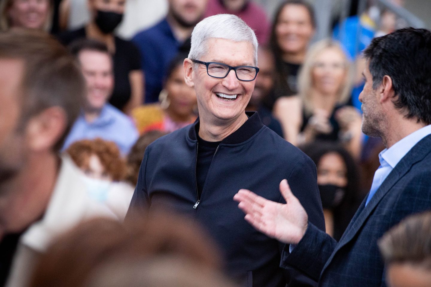 With CEO Tim Cook at the helm, the market value of Apple has increased by some $2.2 trillion.