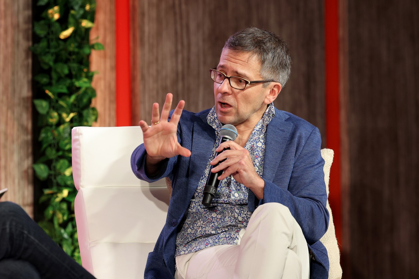 President of Eurasia Group and GZERO Media, Ian Bremmer speaks on stage during Pivot MIA at 1 Hotel South Beach on February 15th, 2022 in Miami, Florida.