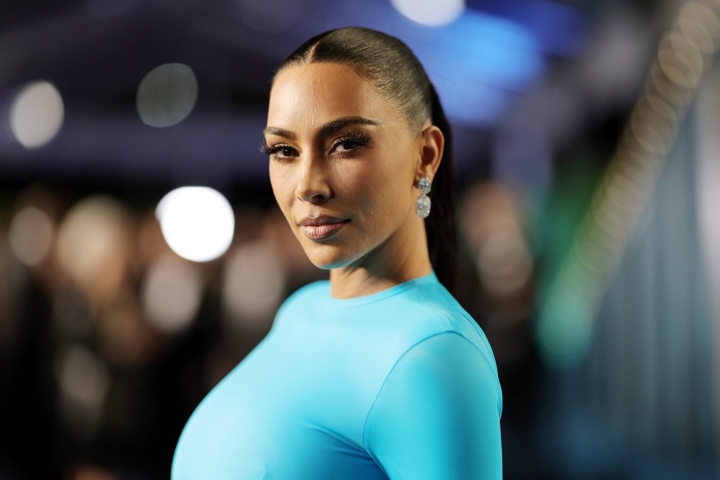 Kim Kardashian attends the 2022 Vanity Fair Oscar Party hosted by Radhika Jones at Wallis Annenberg Center for the Performing Arts on March 27, 2022 in Beverly Hills, California. Kardashian is signing on as Beyond Meat's “chief taste consultant."