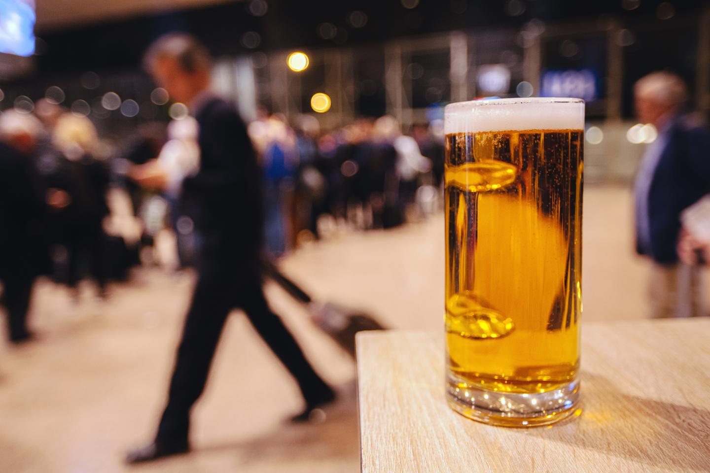 Beer at airport