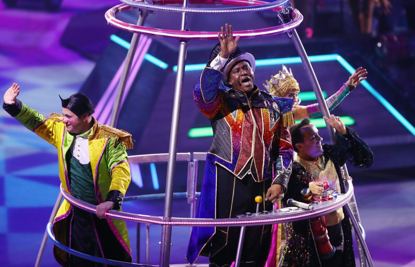 Performers in the circus