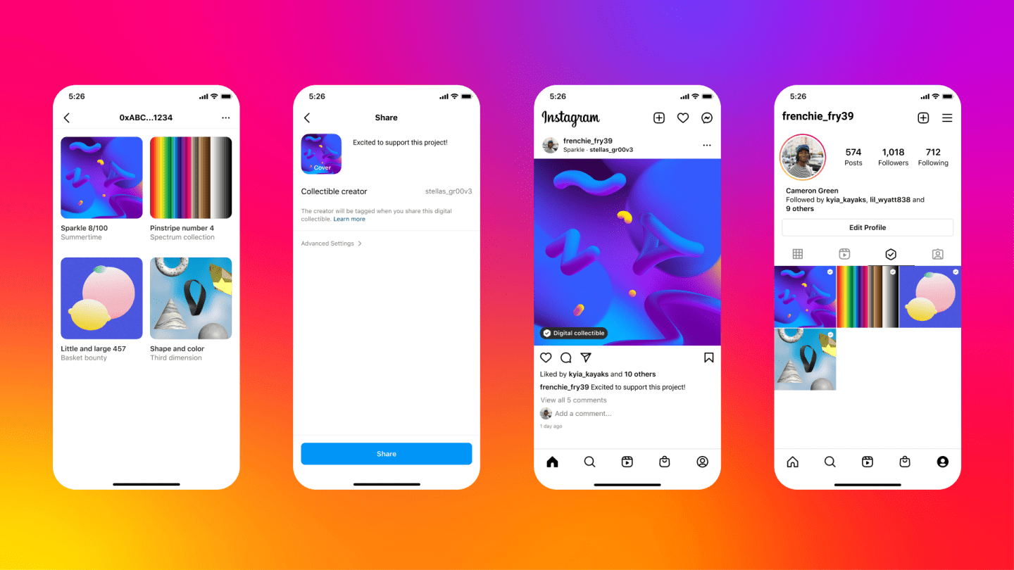 Instagram’s push into NFTs is a big win for several smaller blockchains