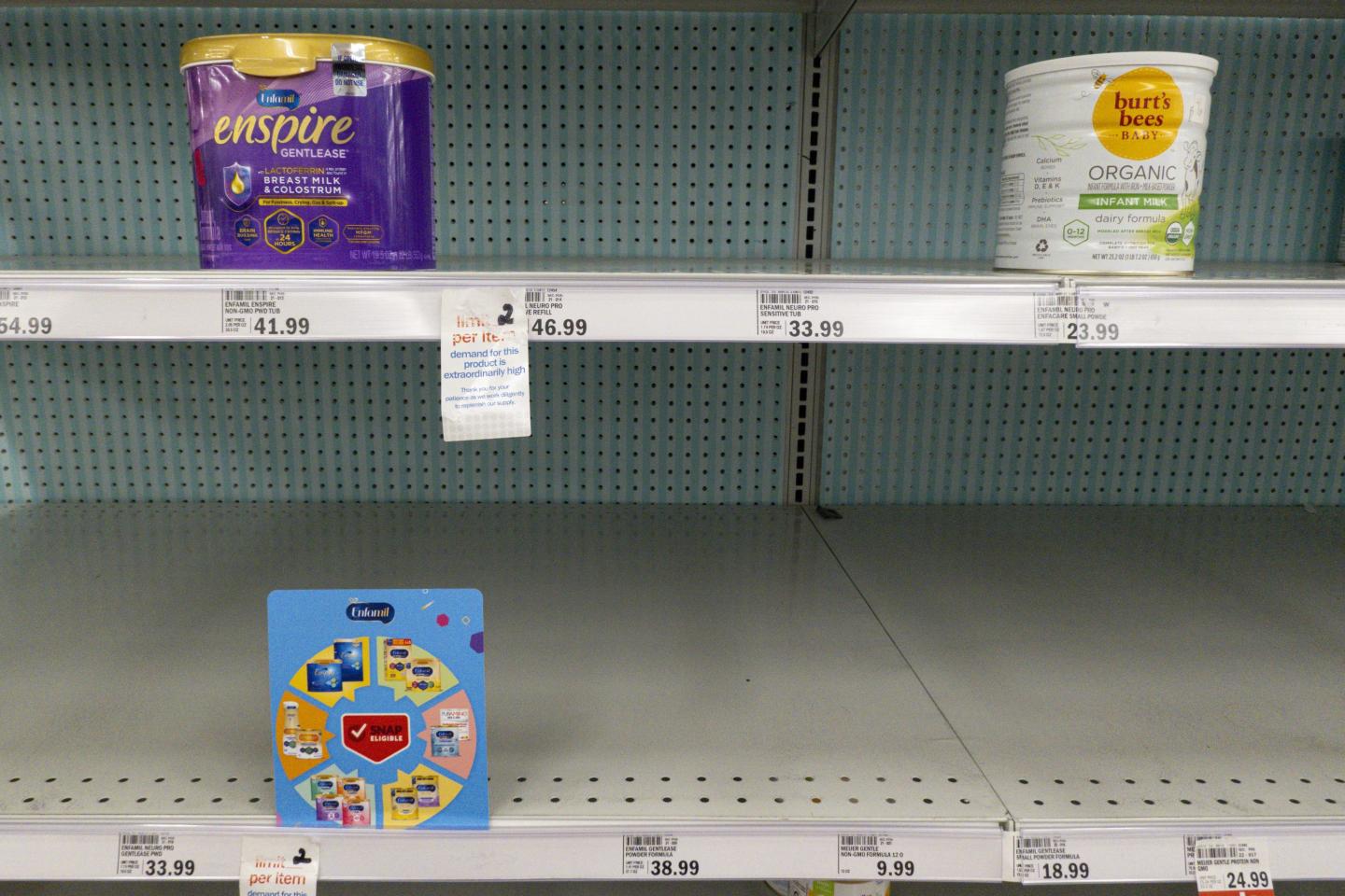 baby formula shortage