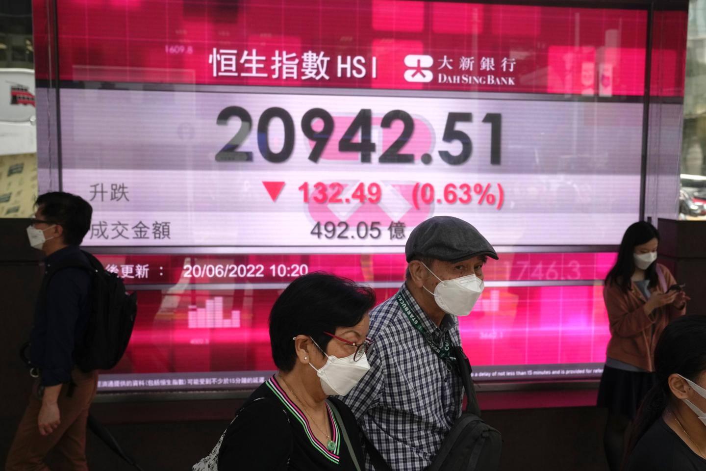 World shares mixed; bitcoin holds steady near psychological benchmark of $20,000