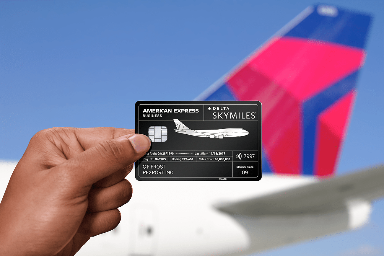 American Express and Delta are launching a limited-edition credit card made from airplane metal