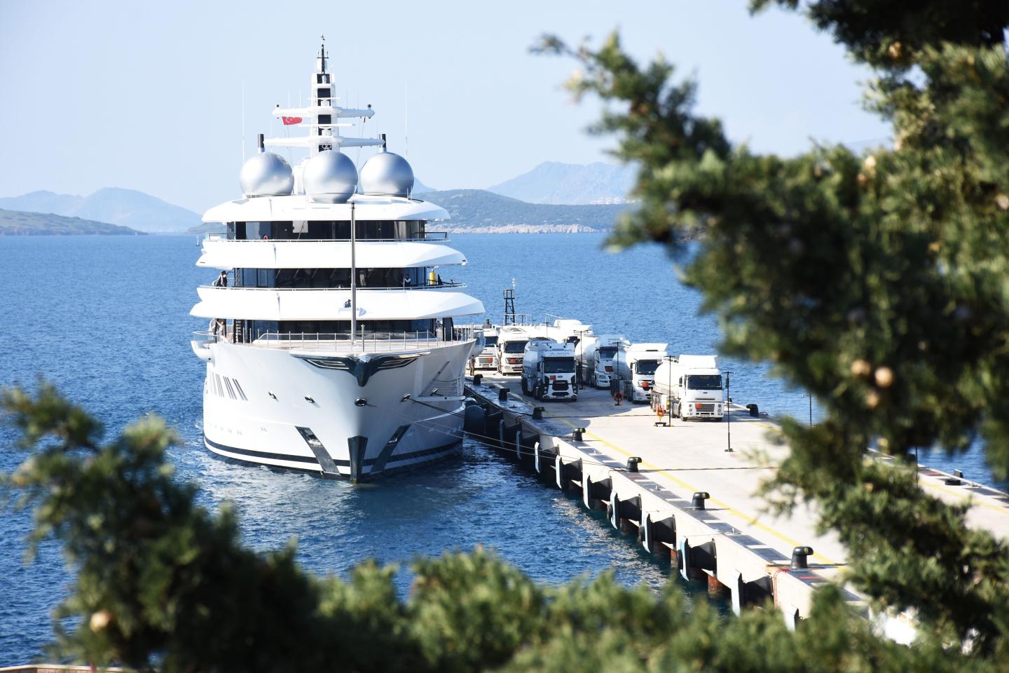 The Amadea yacht