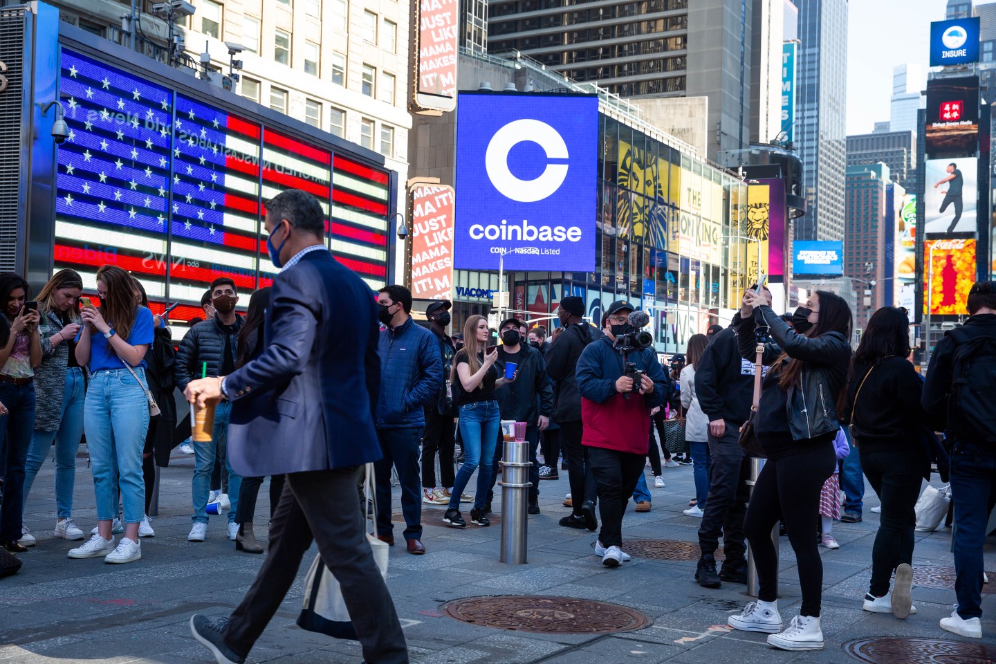 Coinbase has seen increasing short interest.