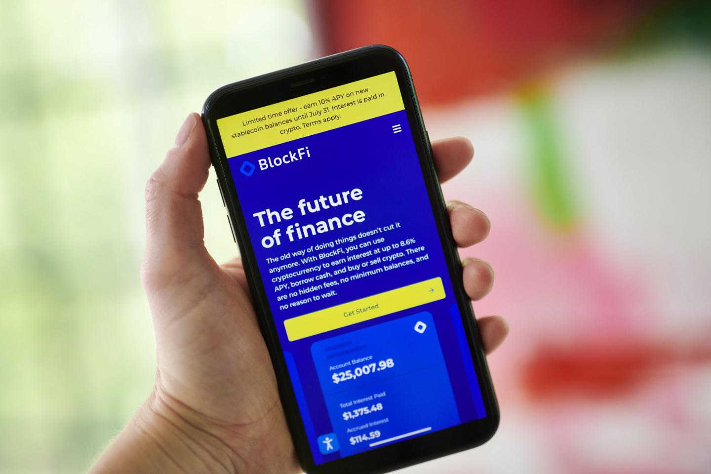 BlockFi website