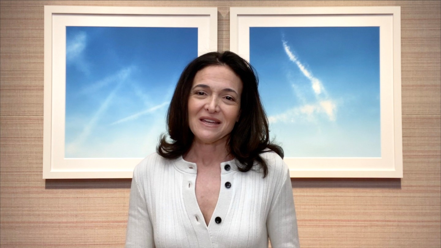 Facebook COO Sheryl Sandberg.